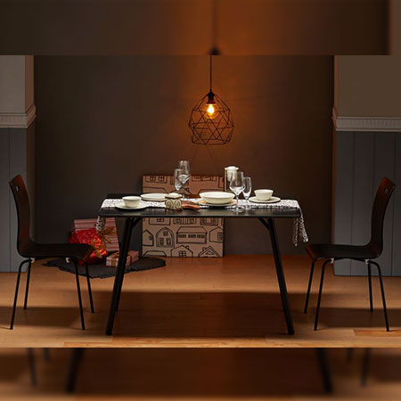 Meja Makan Hitam - F5371