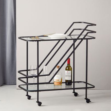 Gerobak Bar Kaca Hitam - F-370