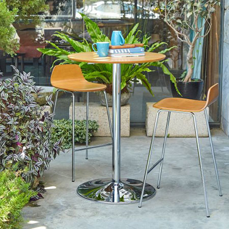 Meja Kafe Logam - F596-1