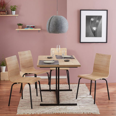 Minimalist Bentwood Dining Chair - F693-2X Minimalist Bentwood Dining Chair - F693-2X