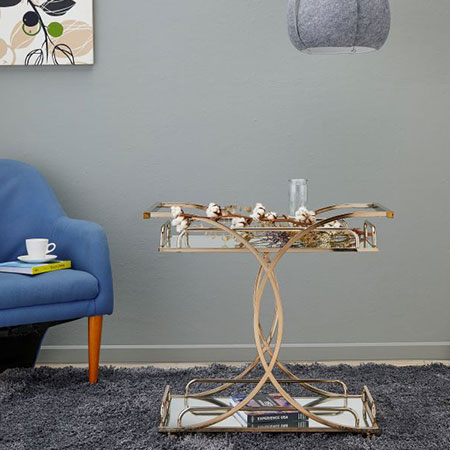 Electroplated Copper Bar Cart - F343、F348、F360、F362、F363、F364 Electroplated Copper Bar Cart - F343、F348、F360、F362、F363、F364