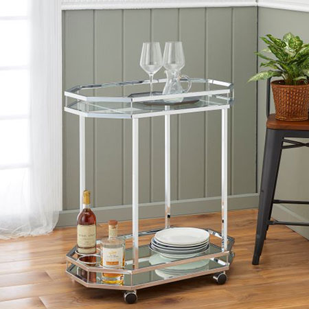 Chrome Bar Cart - F359、F361 Chrome Bar Cart - F359、F361