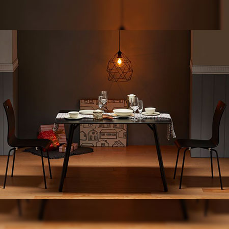 Sedia da pranzo in metallo