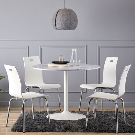 Moderne metalen eetkamerstoel - F185C Moderne metalen eetkamerstoel - F185C