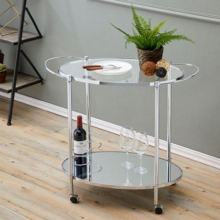 Chrome Bar Cart - F359、F361 Chrome Bar Cart - F359、F361