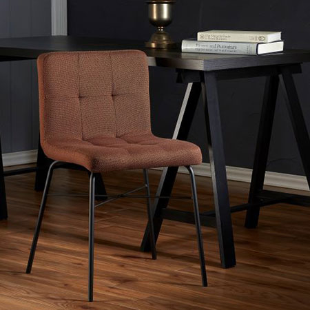 Upholstered Metal Chair - F662