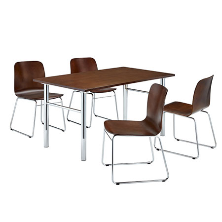 Chrome Metal Dining Chair - F694