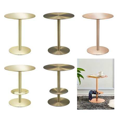 Mesa de cabeceira alta de metal - 0801